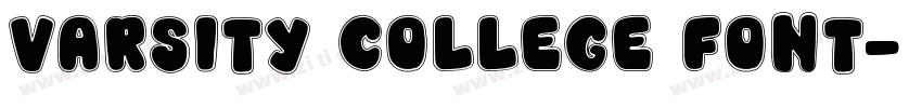 Varsity College Font字体转换